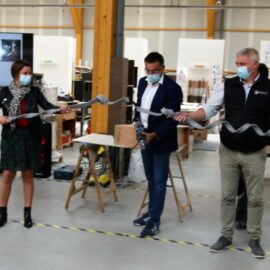 inauguration de l'extension de l'atelier brouillet production